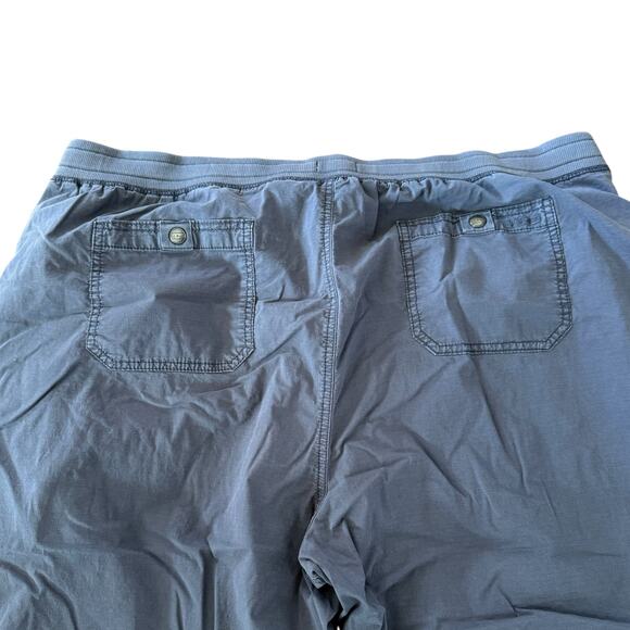 LL Bean Women's Plus Stretch Ripstop Pull-On Capri Pants Slim-Leg Blue - Size 2X - Picture 5 of 10